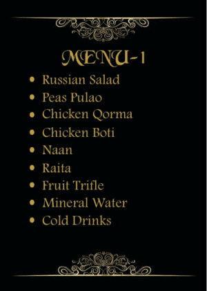 Economy Menu 1