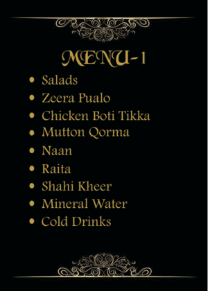 Cedar Menu 1