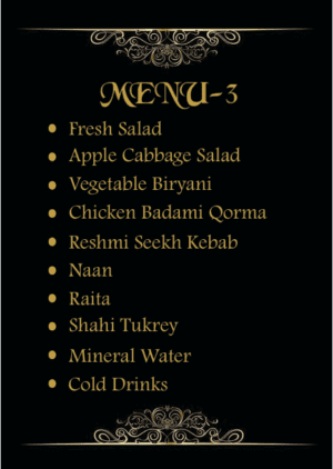 Economy Menu 3