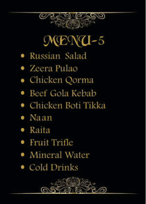 Economy Menu 5