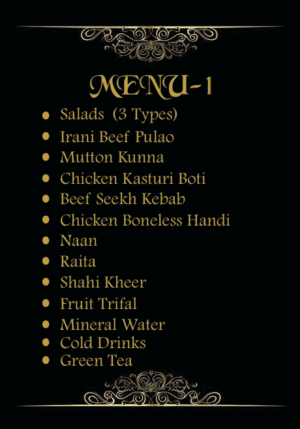 Signature Menu 1